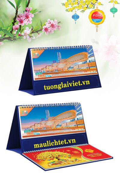 In Lịch để bàn Kiến trúc thế giới