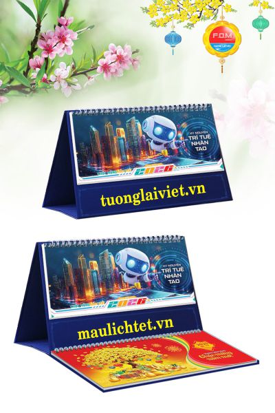 In Lịch để bàn Trí tuệ nhân tạo