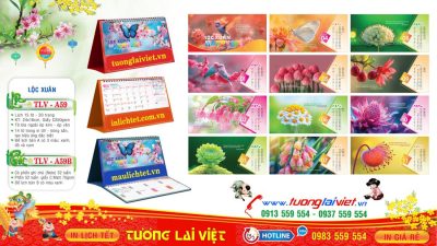 In Lịch Để Bàn 2026